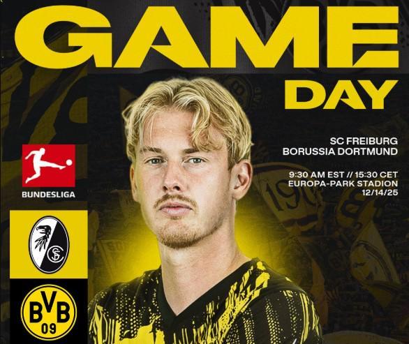 歷史戰(zhàn)績碾壓！多特對(duì)弗賴堡豪取7連勝，每場至少進(jìn)3球