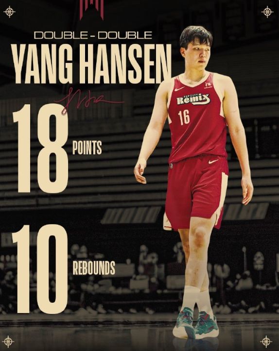 楊瀚兩雙登熱搜第一！對抗明顯提升有球權真不差拓媒懷念比帥