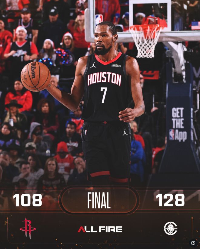 火记不满3负西部倒数！杜蜜炮轰火箭烂透了乌度卡暗示KD不是领袖