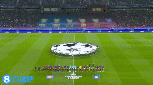已预定冠军！巴萨赛前看台TIFO，第6座欧冠虚位以待